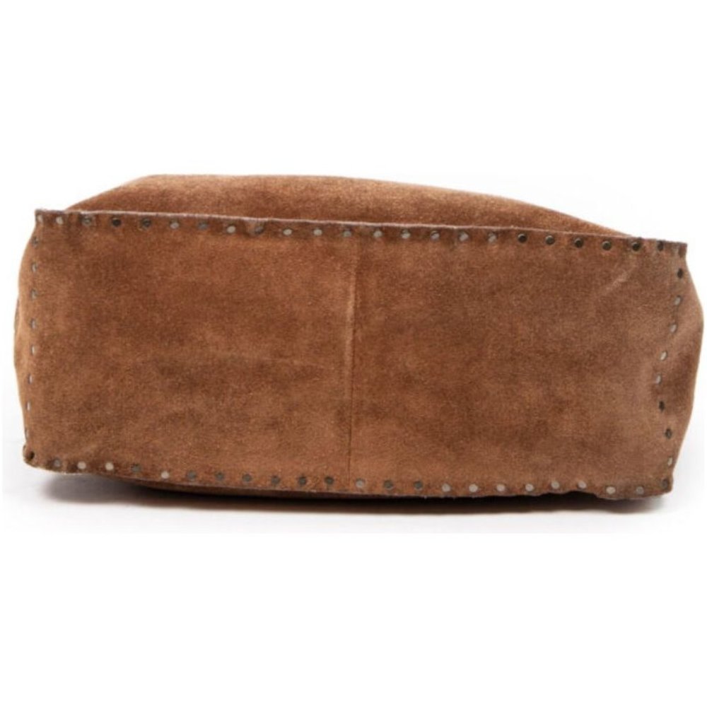 Pre-Loved Celine Brown Suede Leather Purse - Picture 8 of 10